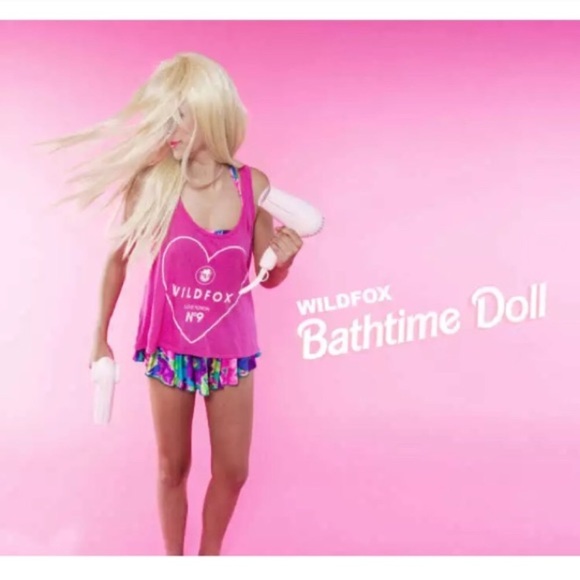 Wildfox Tops - Wildfox NWT Barbie Pink Tank No. 9